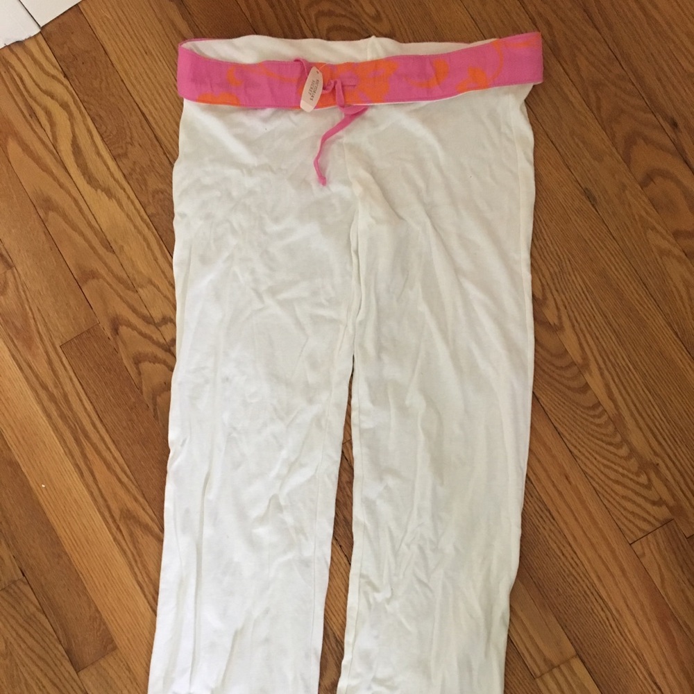 NWT Victoria’s Secret white cotton pants